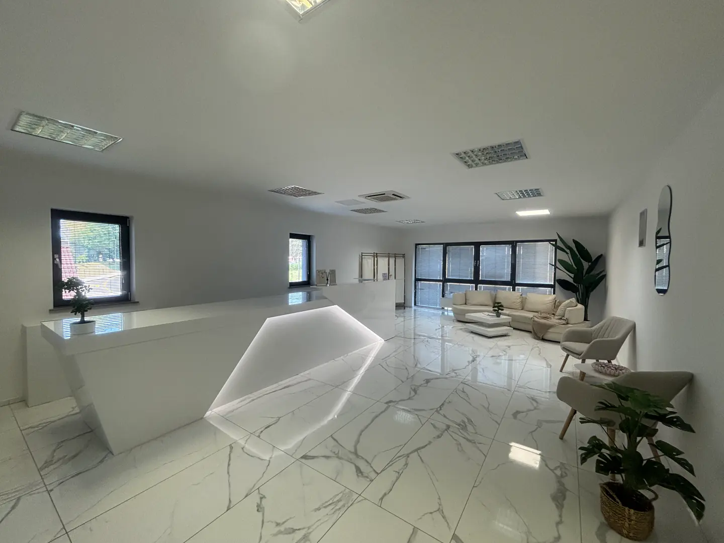 Prostori klinike za lasersko odstranjevanje dlak